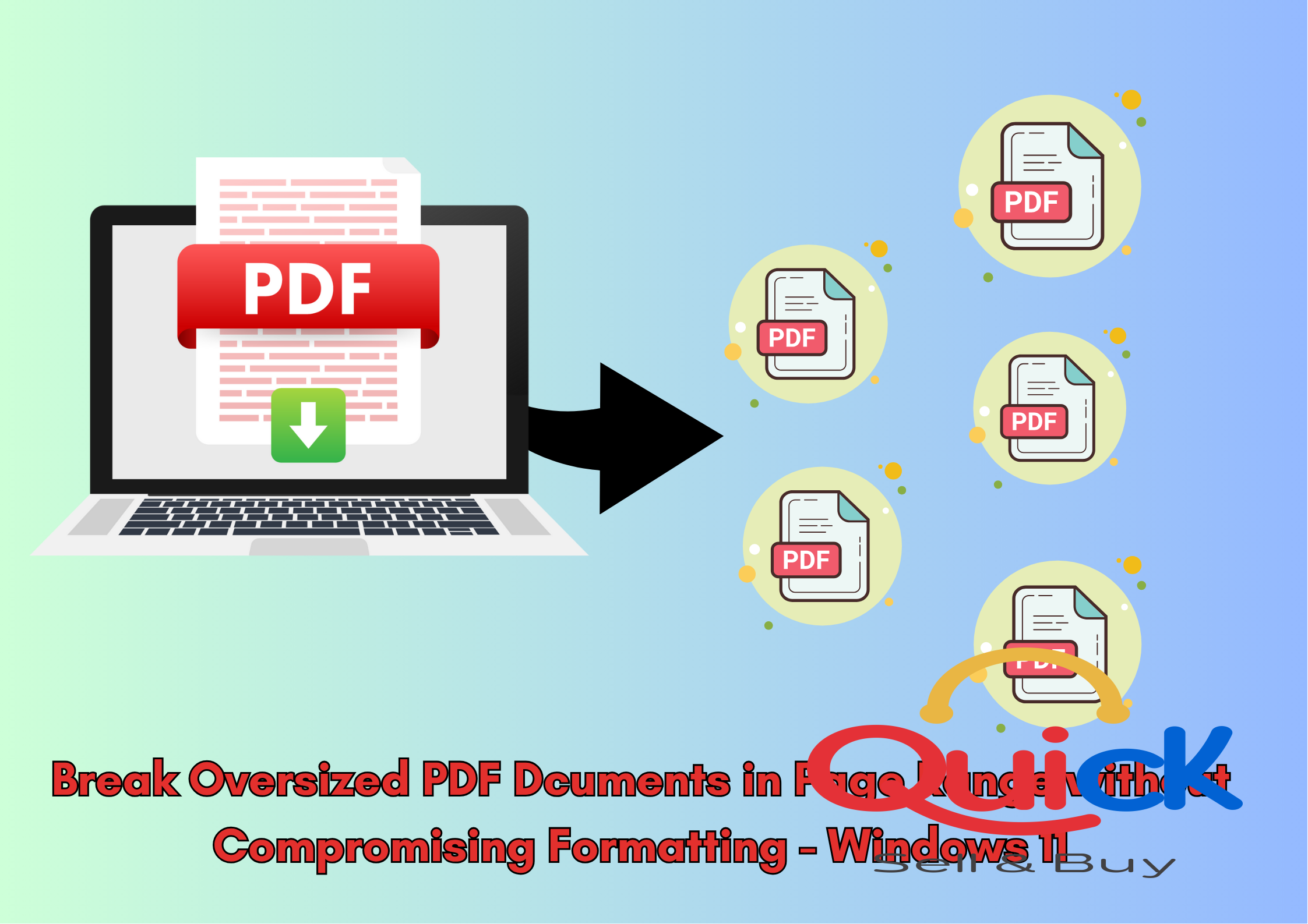 Break Oversized PDF Documents in Page Range w